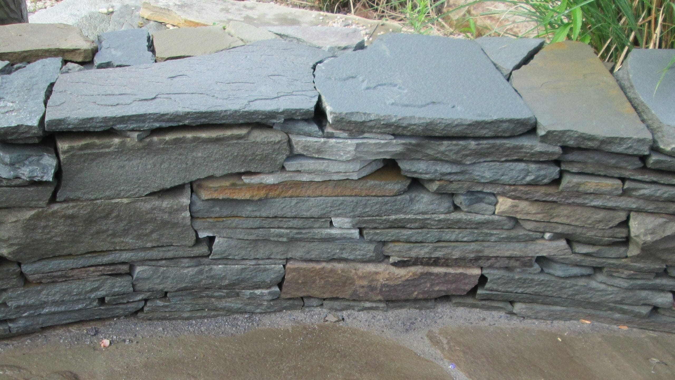 bluestone wall